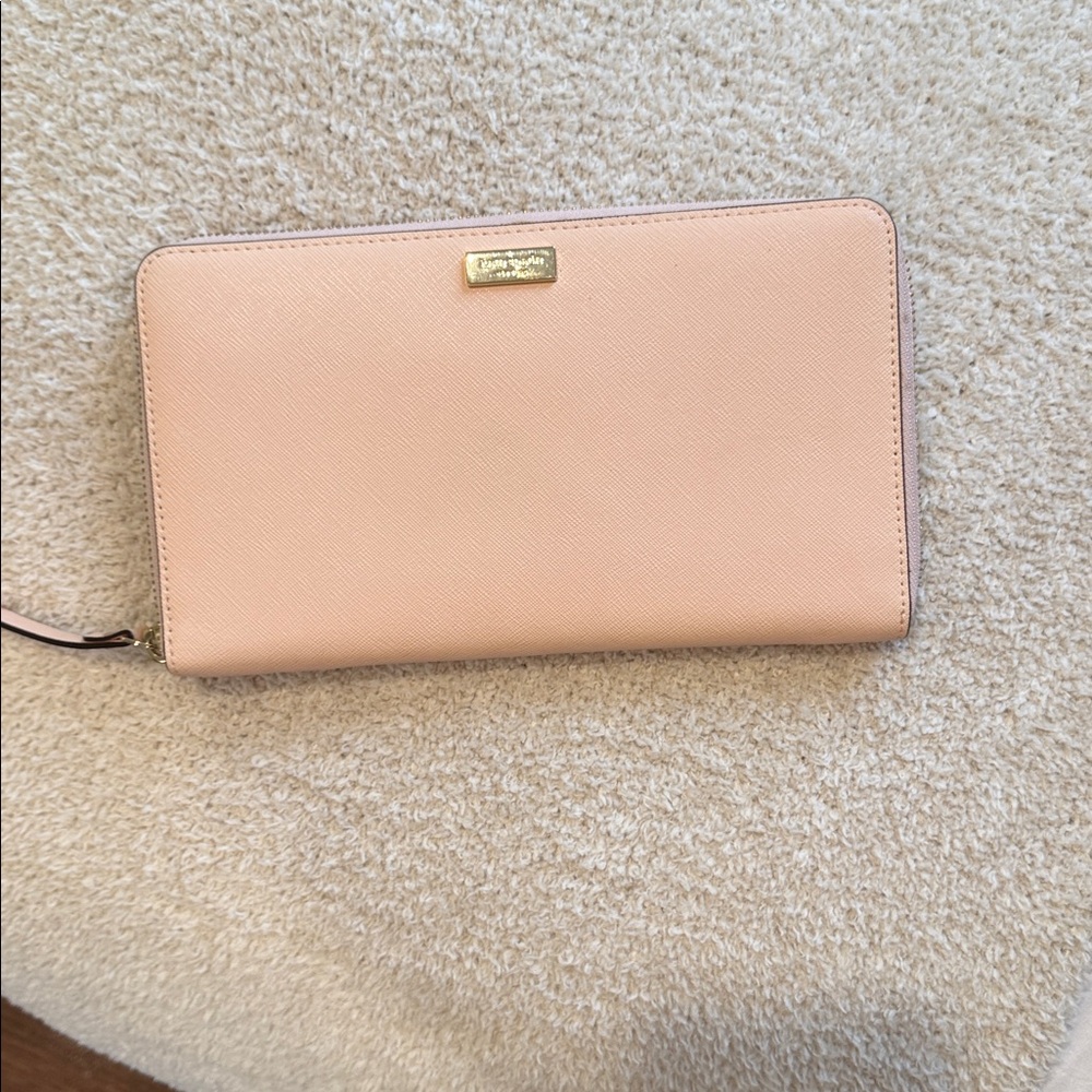 Kate Spade Blush Pink Zip Around Wallet